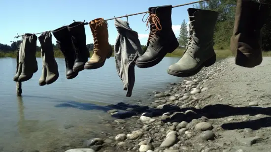 Can you use a hairdryer to speed up the felt wading boots drying process after cleaning