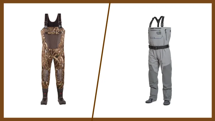The Differences Between Hunting and Fishing Waders