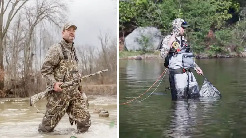 hunting vs fishing waders