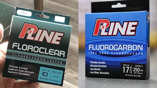 Key Differences Between P-Line Floroclear and P-Line Fluorocarbon Fishing Lines