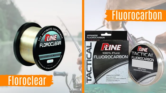 P-Line Floroclear vs Fluorocarbon Fishing Lines