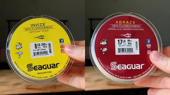Similarities Between Seaguar InvizX and AbrazX Fishing Lines
