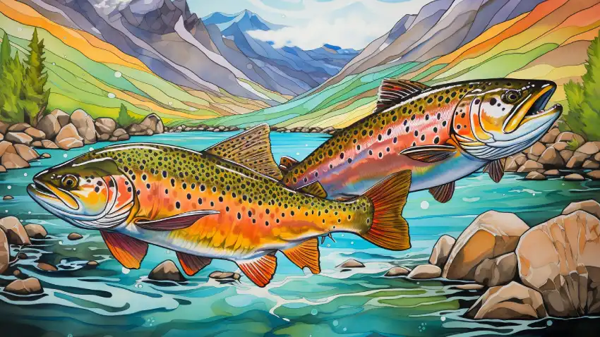 Brook Trout vs Cutthroat Trout