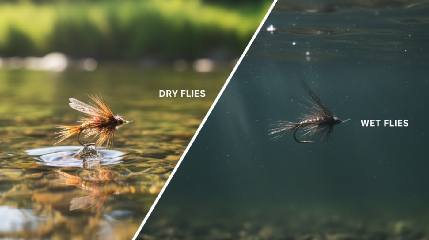 Wet Flies vs Dry Flies