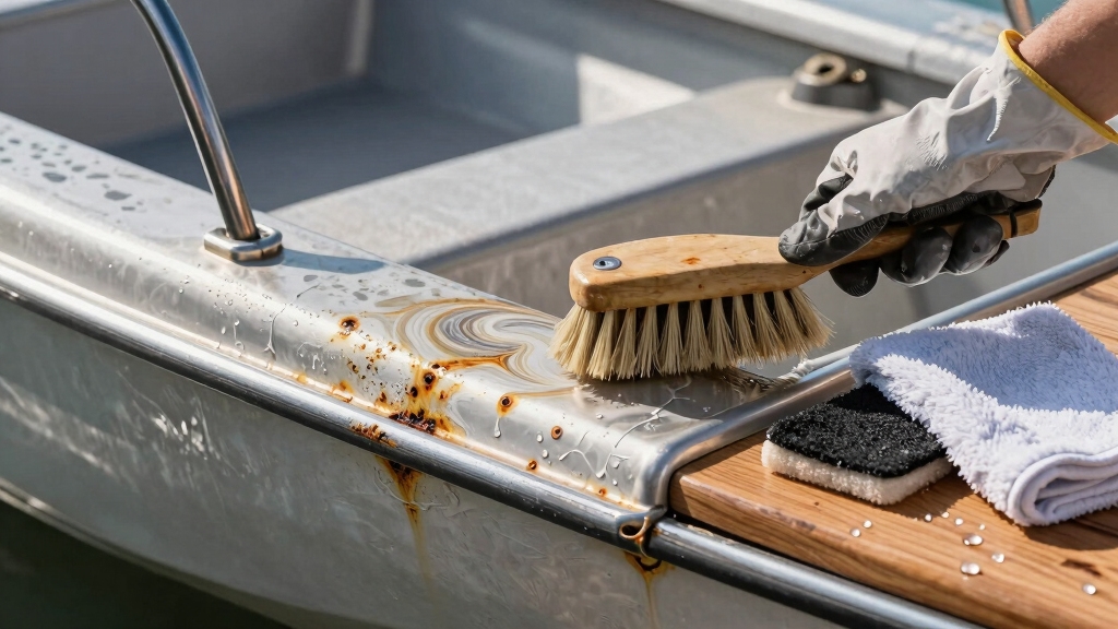 clean protect aluminum boat surfaces