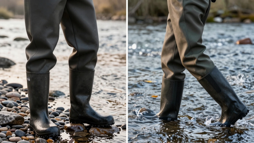 lighter breathable waders enhance mobility