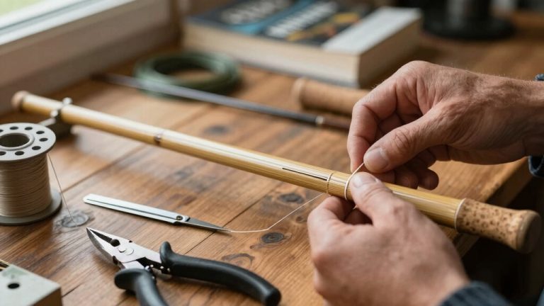 step by step fly rod construction