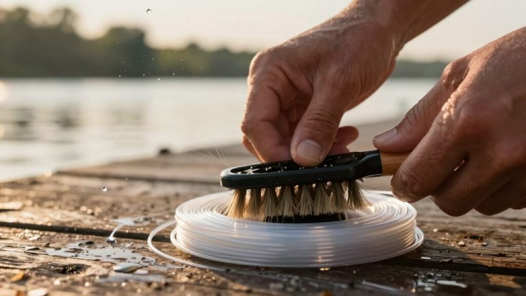 maintenance for fly fishing line