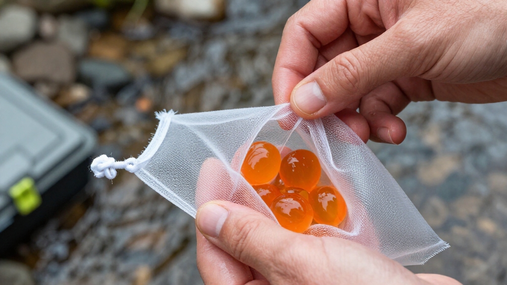 4x4 mesh salmon roe